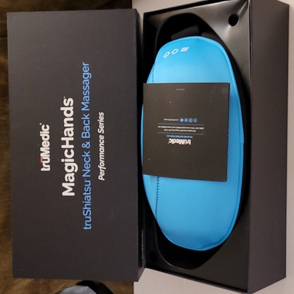 MAGIC HANDS Massager WITH Heat truMedic BLUE - Picture 1 of 3